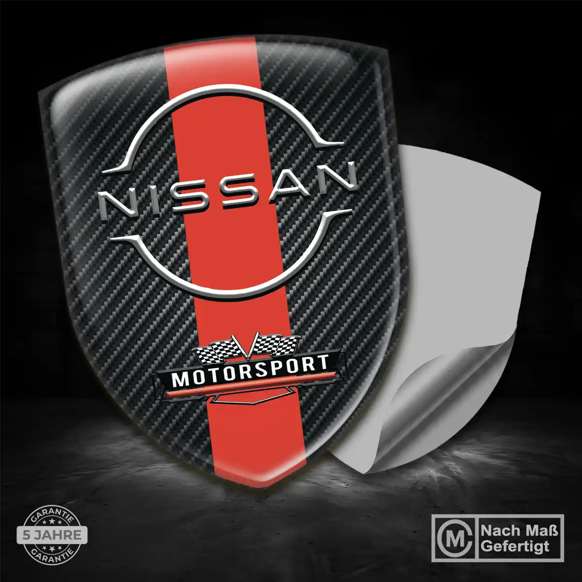 Nissan Aufkleber Embleme Silikon Luxus-Edition