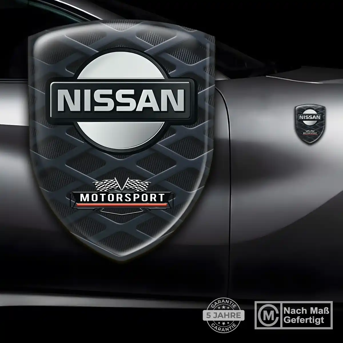 Nissan Aufkleber Embleme Silikon Premium-Edition