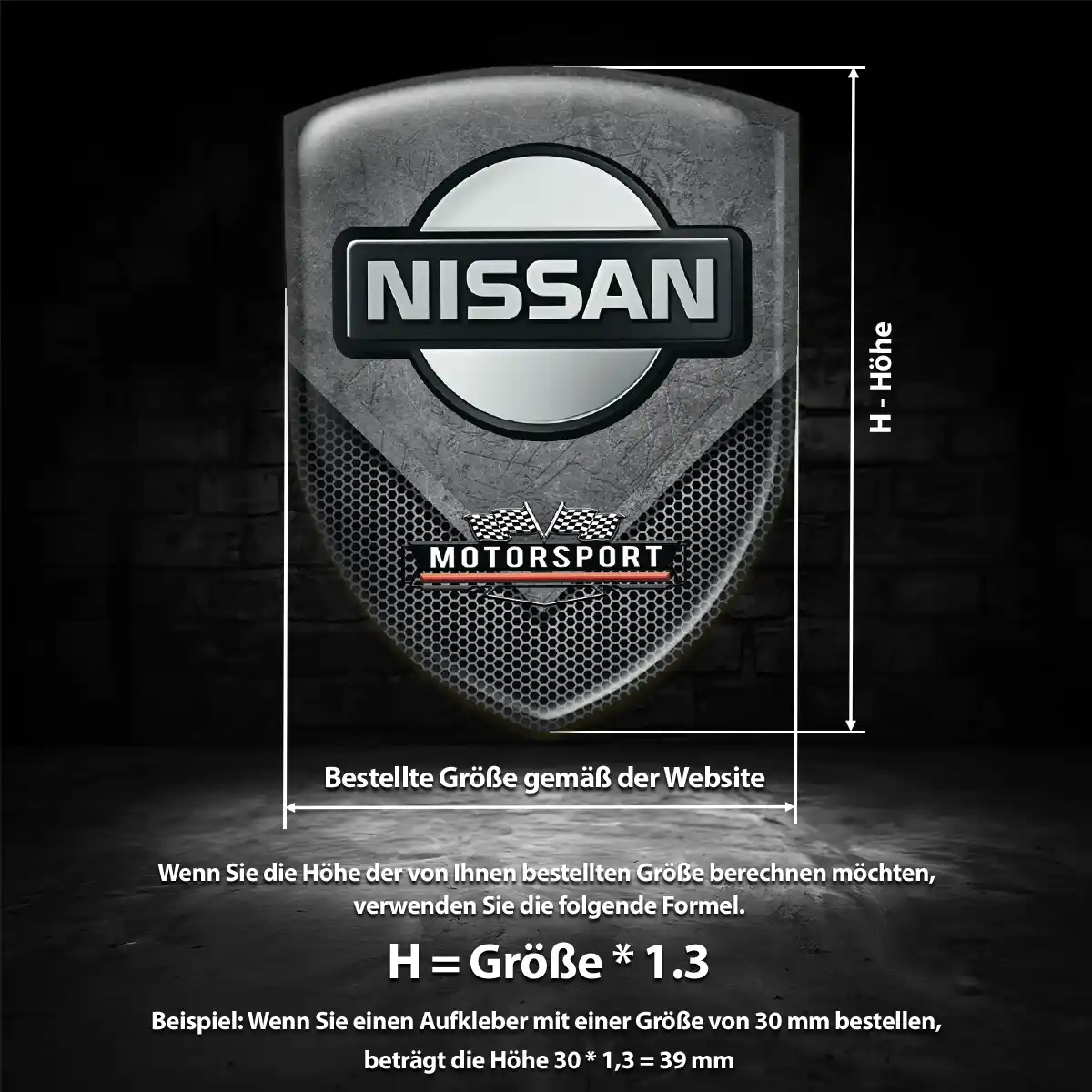 Nissan Aufkleber Embleme Silikon Stilvolles Design
