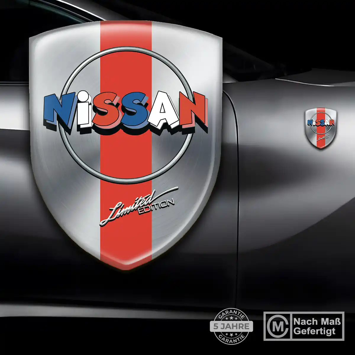 Nissan Aufkleber Embleme Silikon Tuningfahrzeug
