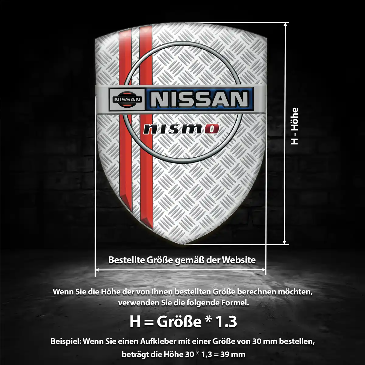 Nissan Aufkleber Erstklassige Qualität