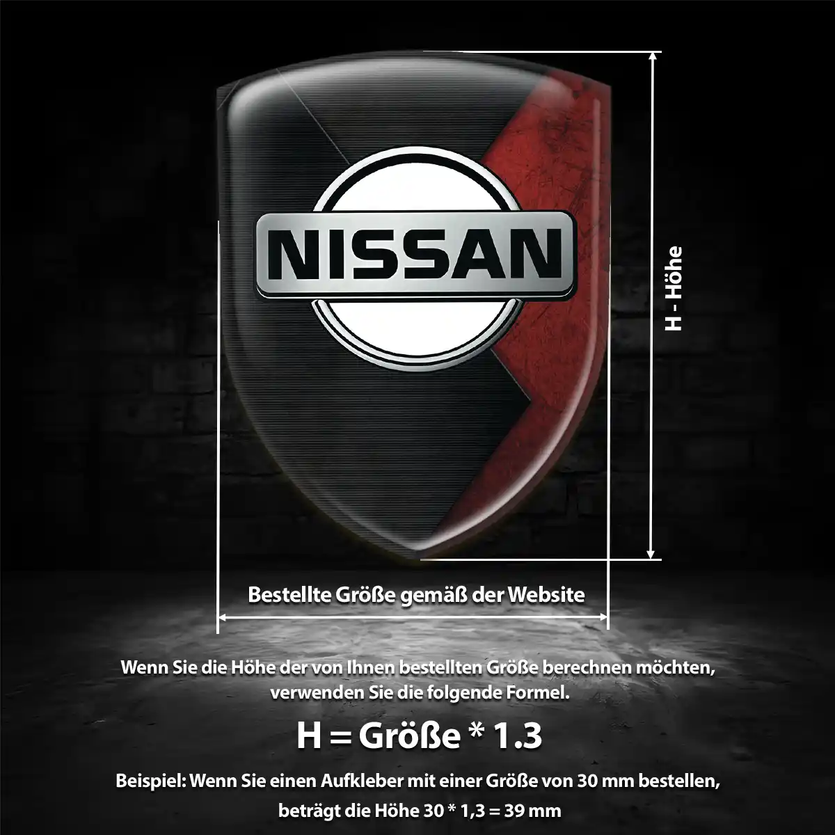 Nissan Aufkleber Höchste Qualität