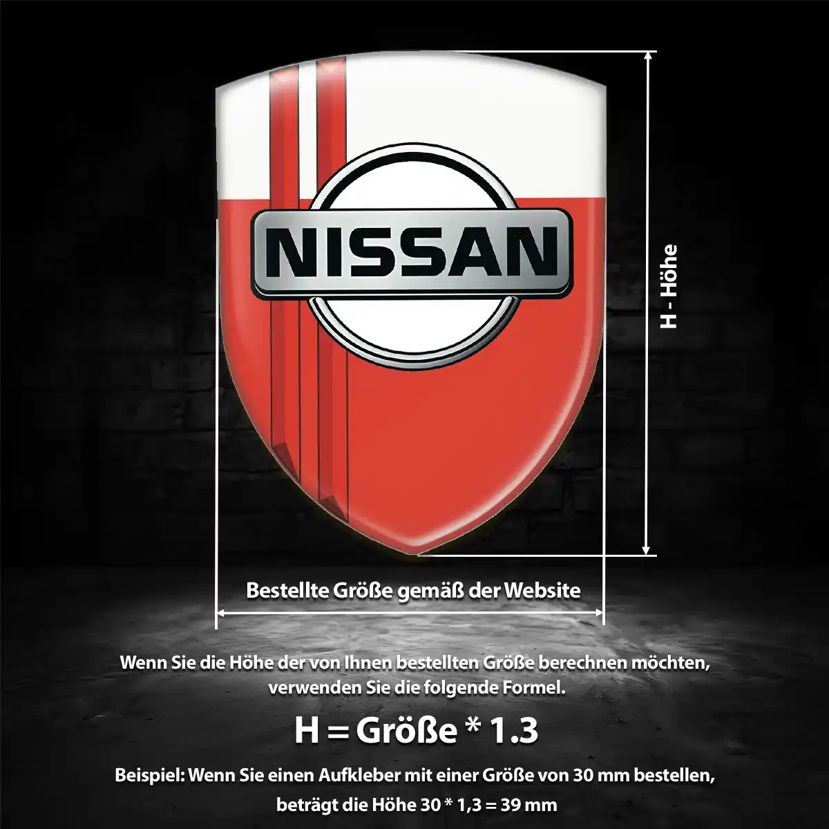 Nissan Aufkleber Hohe Qualität