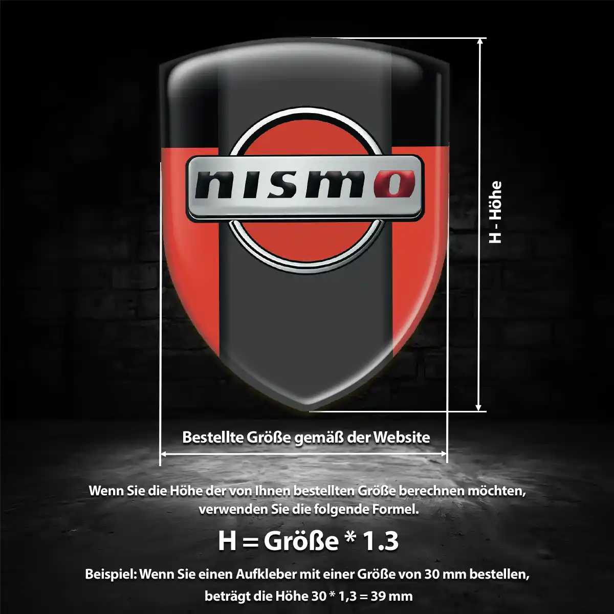Nissan Aufkleber Premiumqualität
