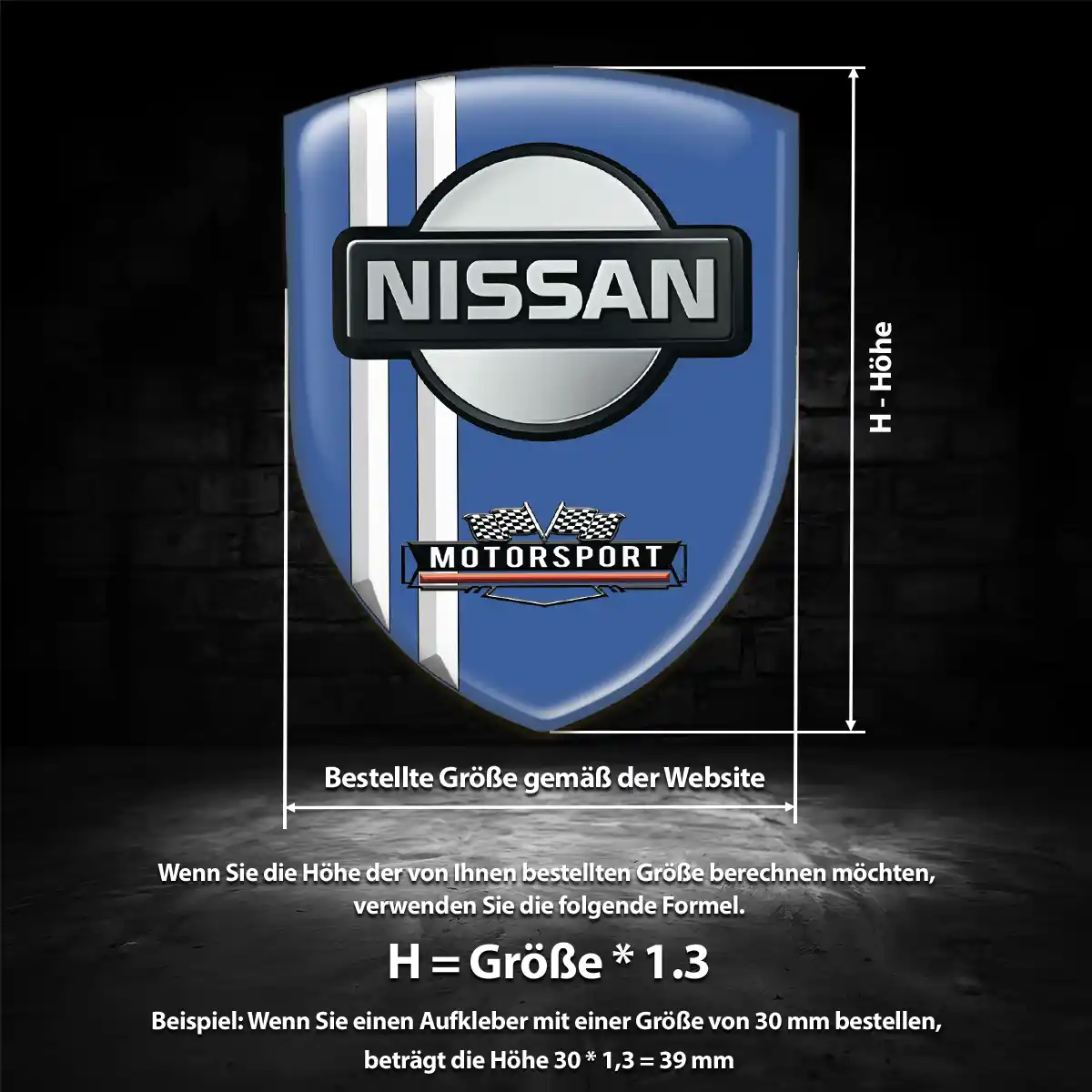 Nissan Aufkleber Silikon Embleme Anspruchsvolles Design