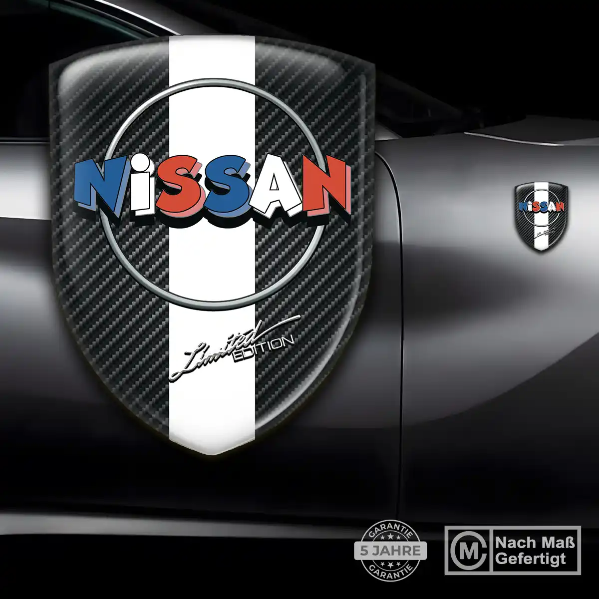 Nissan Aufkleber Silikon Embleme Auto Elegantes Design