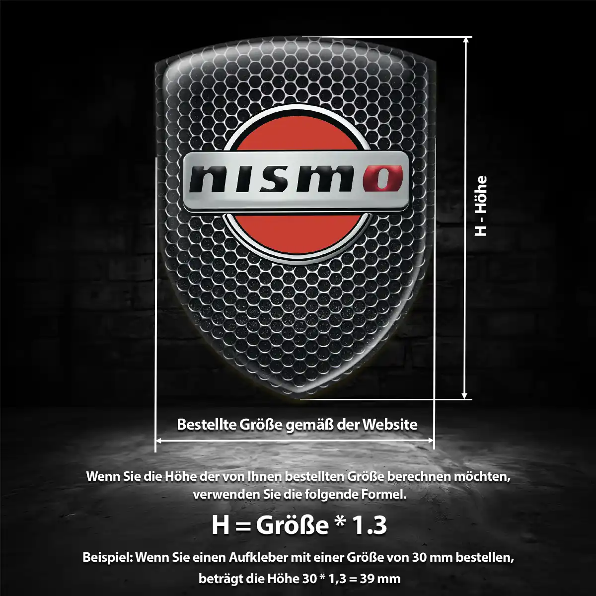 Nissan Aufkleber Silikon Embleme Auto Exterieurdesign