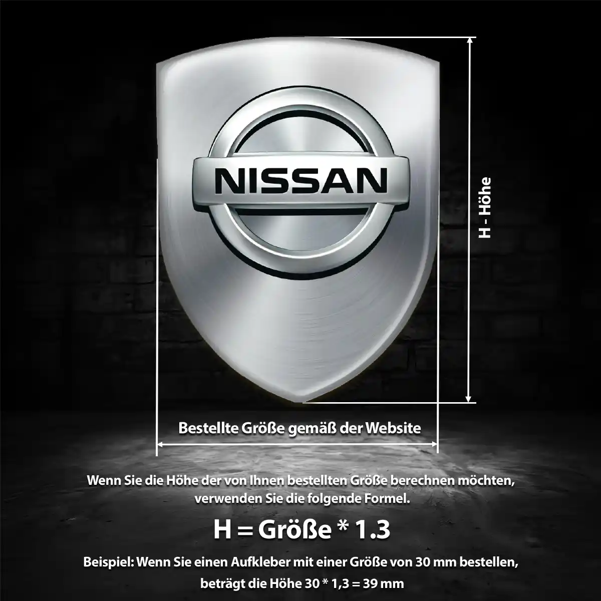 Nissan Aufkleber Silikon Embleme Auto Höchste Qualität