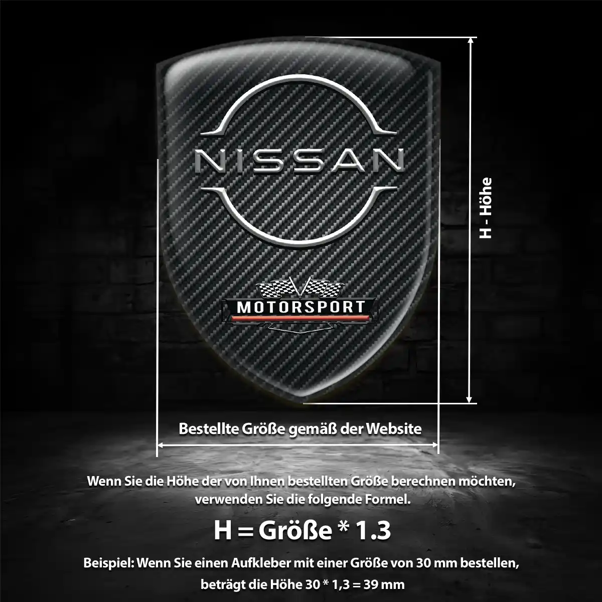 Nissan Aufkleber Silikon Embleme Auto Interieurdesign