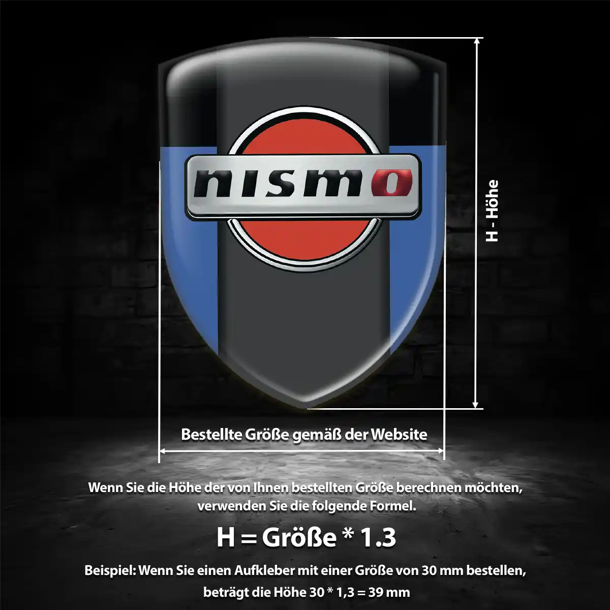 Nissan Aufkleber Silikon Embleme Auto Markenedition