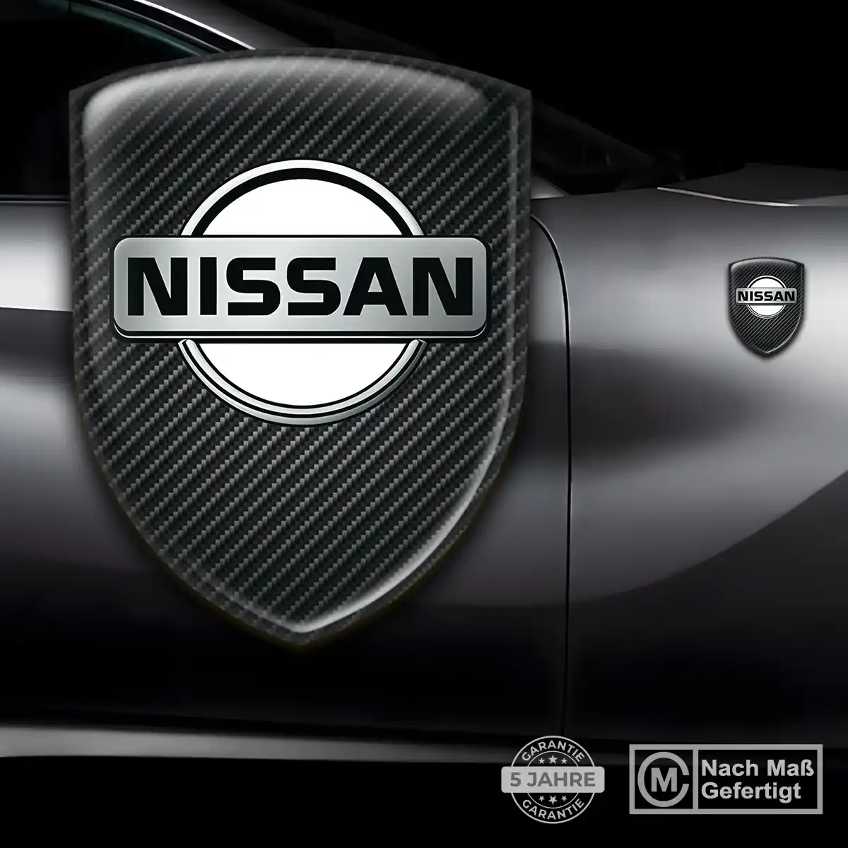 Nissan Aufkleber Silikon Embleme Auto Premium-Edition
