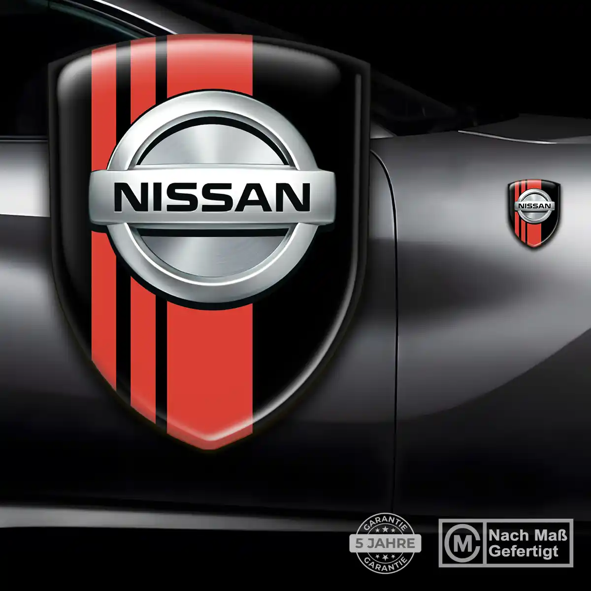 Nissan Aufkleber Silikon Embleme Auto Stilvolles Design