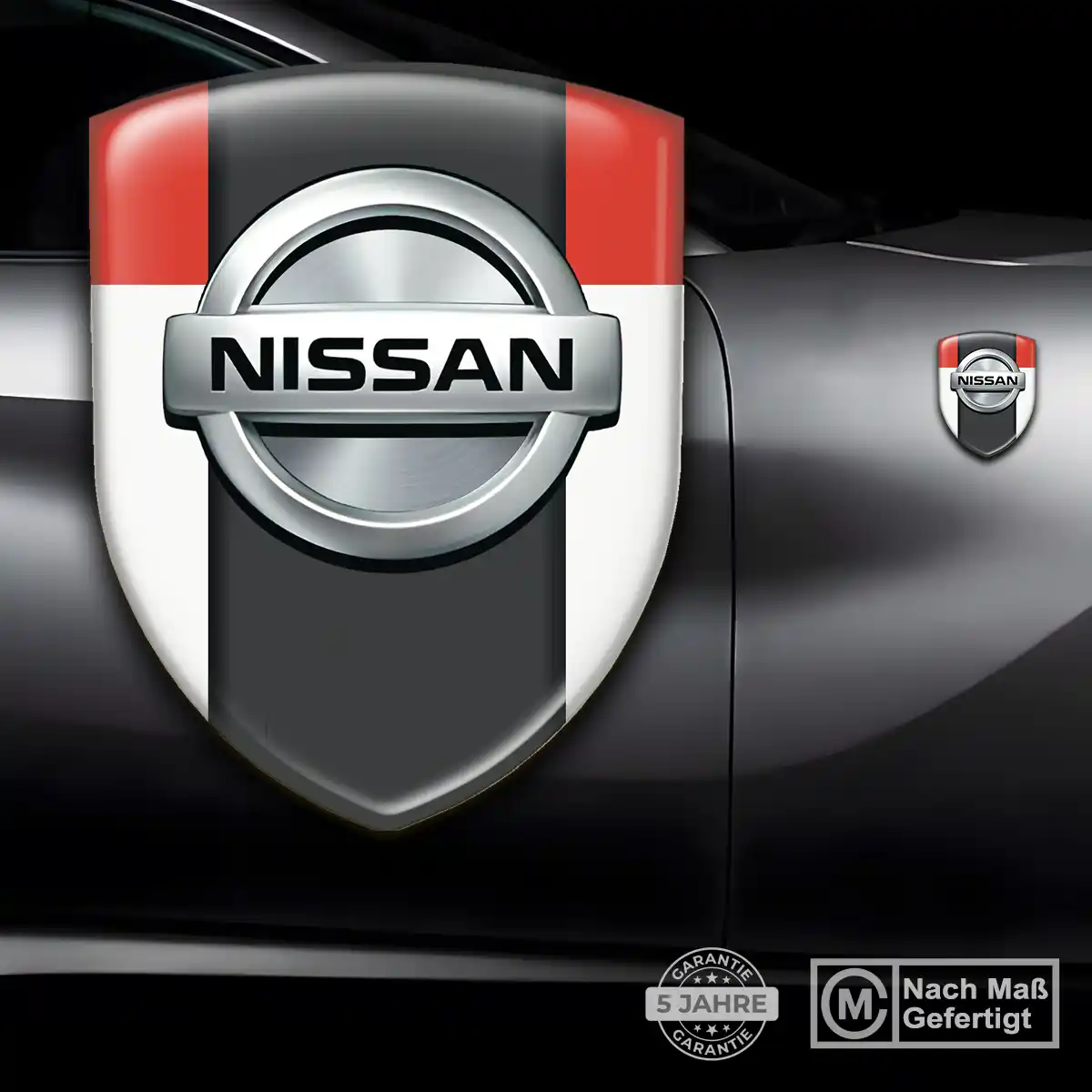 Nissan Aufkleber Silikon Embleme Edles Design