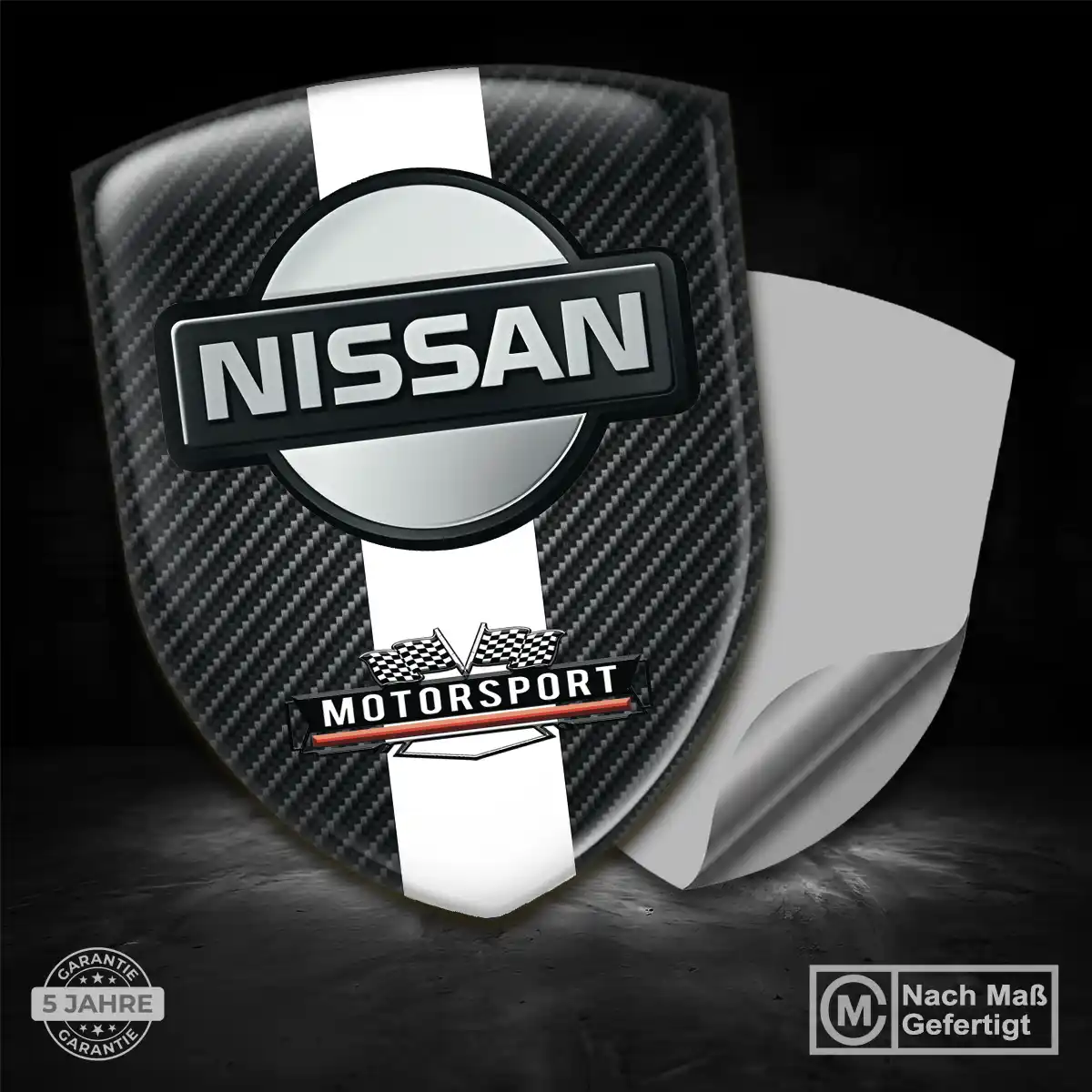 Nissan Aufkleber Silikon Embleme Elegantes Design