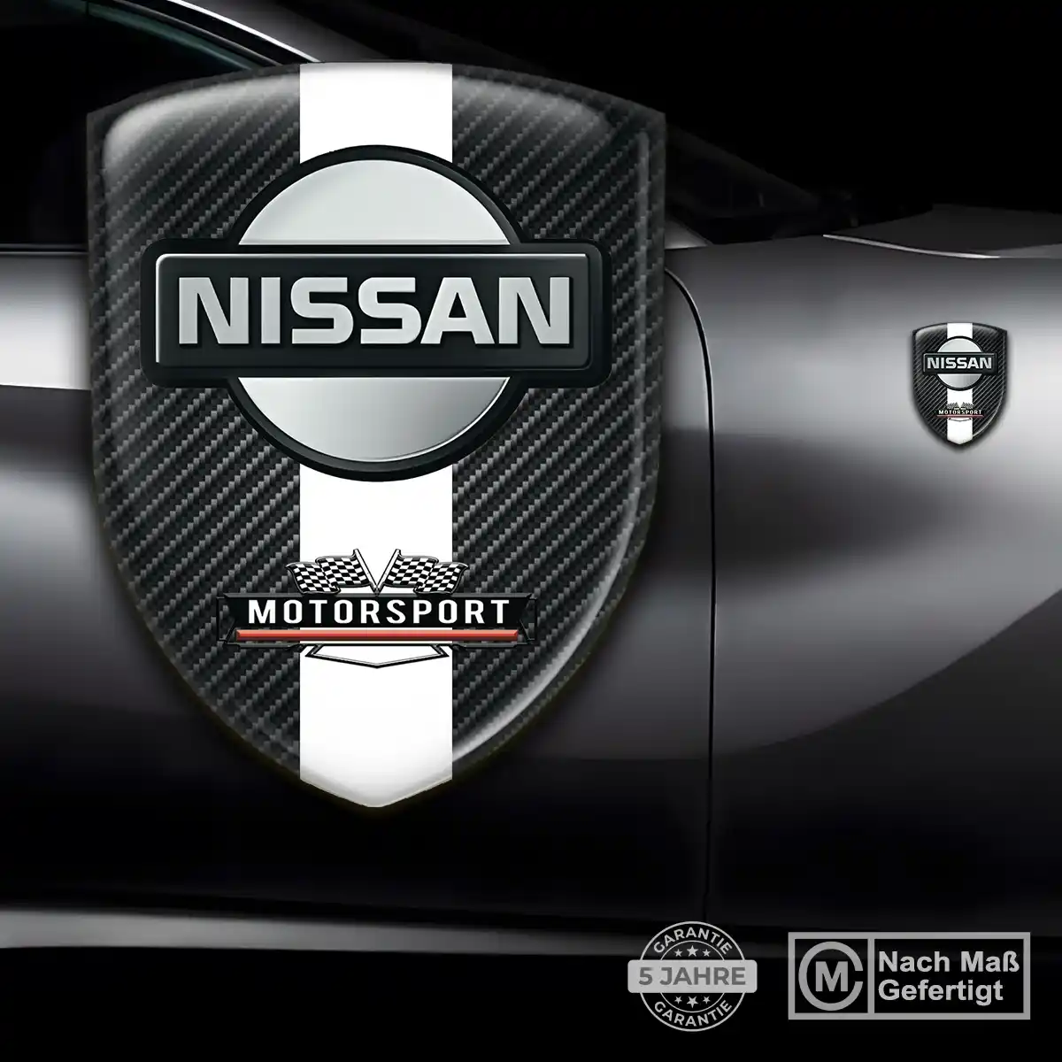 Nissan Aufkleber Silikon Embleme Elegantes Design