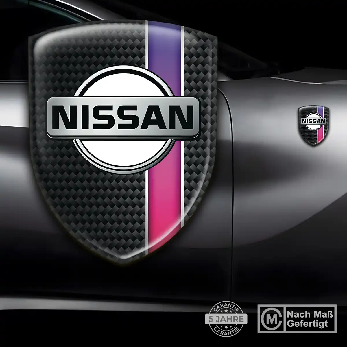 Nissan Aufkleber Silikon Embleme Höchste Qualität