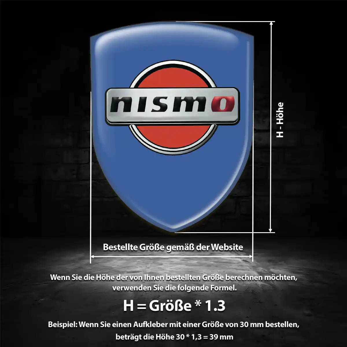 Nissan Aufkleber Silikon Embleme Luxus-Edition
