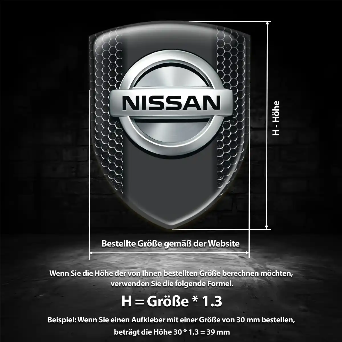 Nissan Aufkleber Stilvolles Design