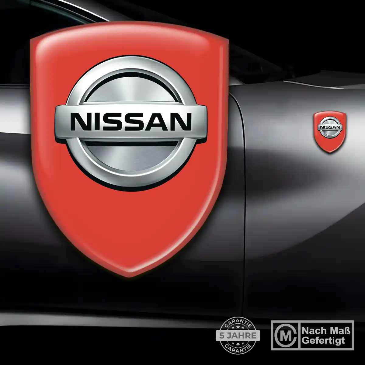 Nissan Aufkleber Wappen Auto Edles Design