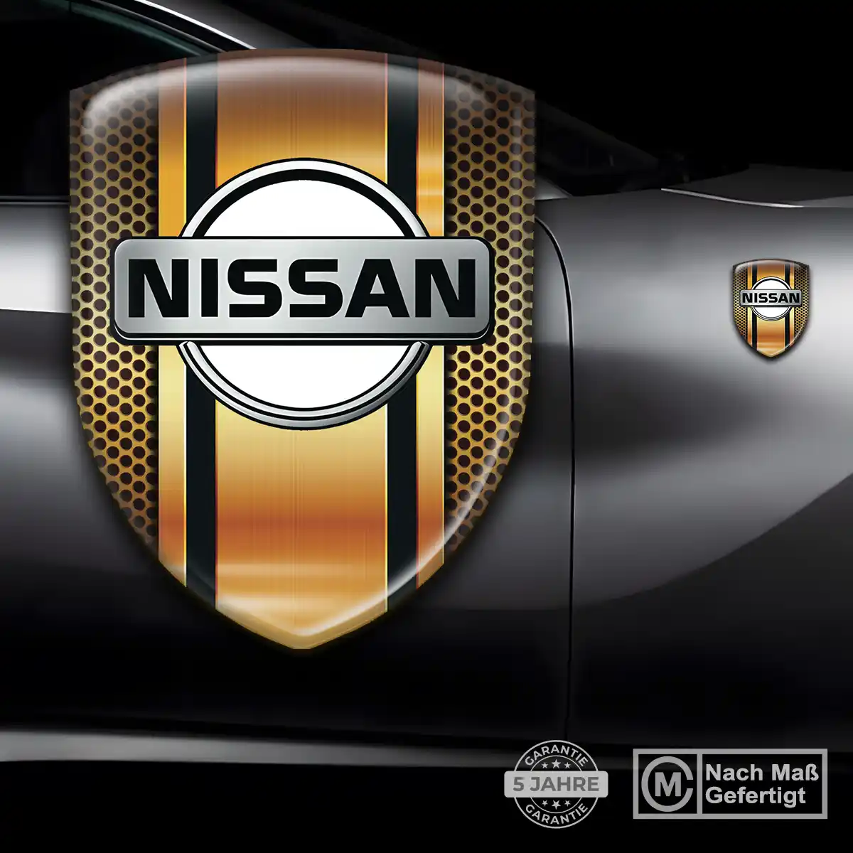 Nissan Aufkleber Wappen Auto Luxus-Edition