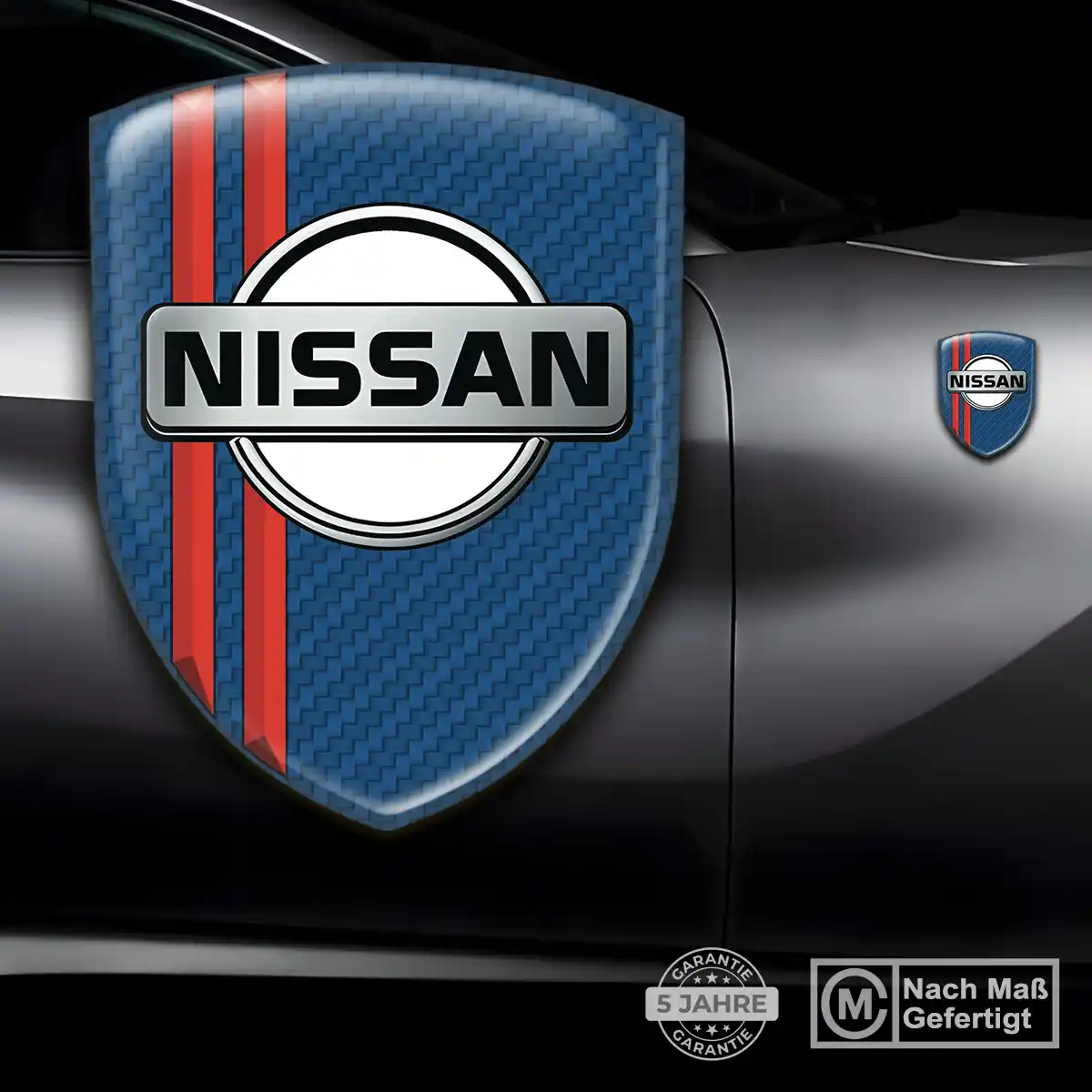 Nissan Aufkleber Wappen Auto Markenedition