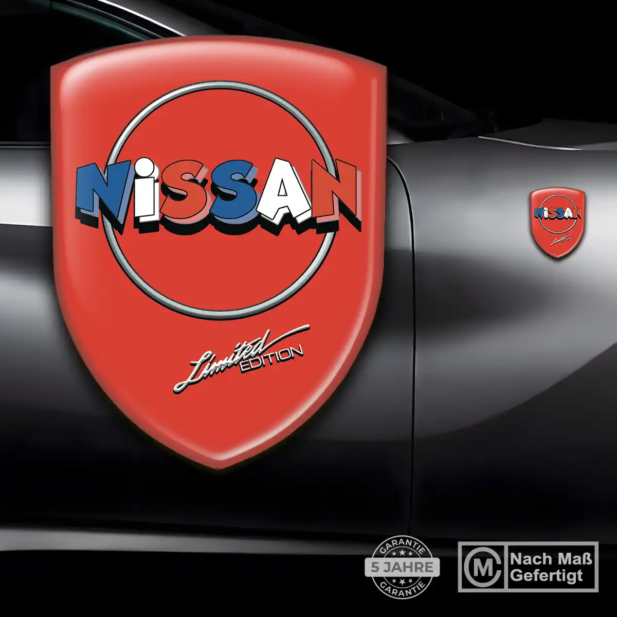 Nissan Aufkleber Wappen Auto Premium-Edition