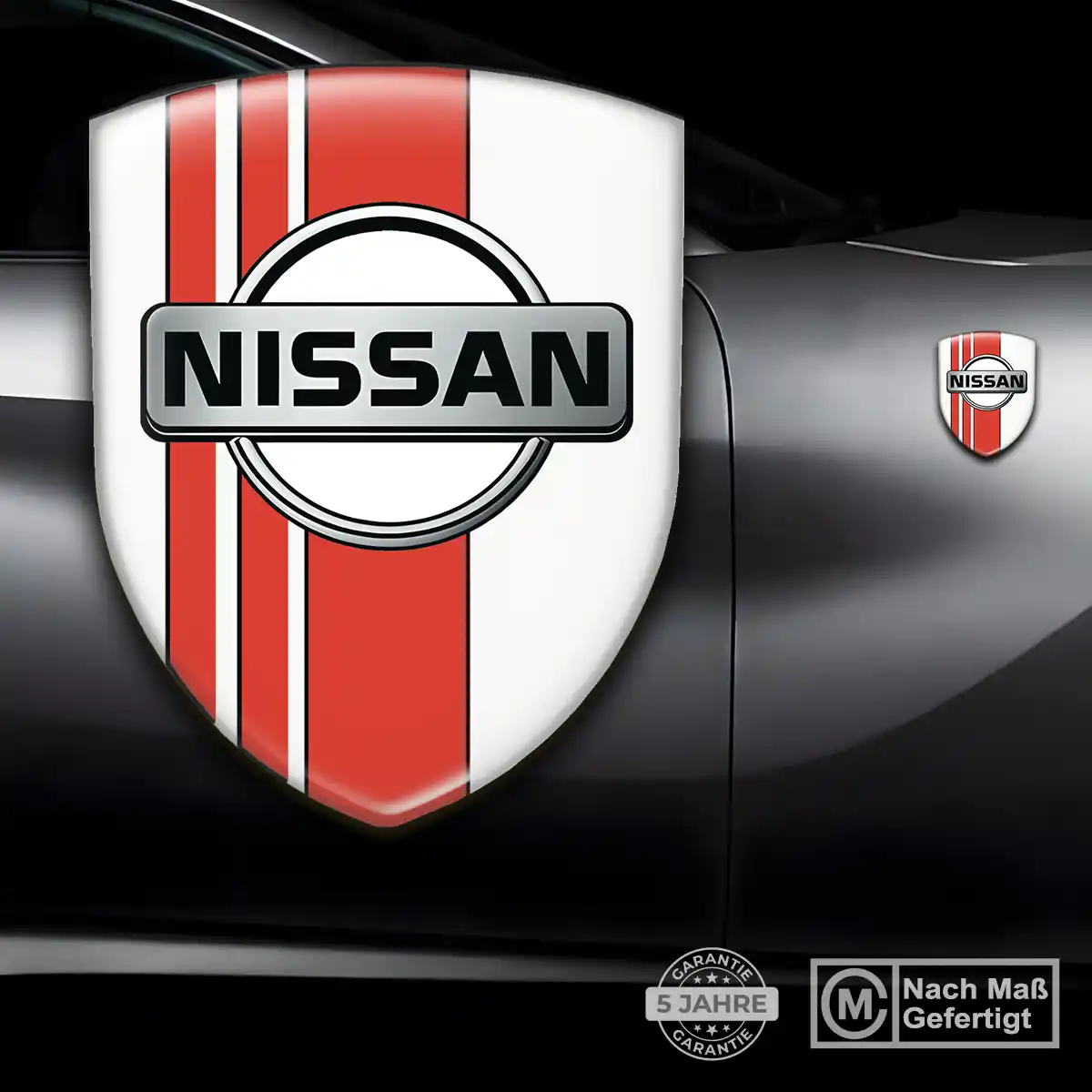 Nissan Aufkleber Wappen Edles Design