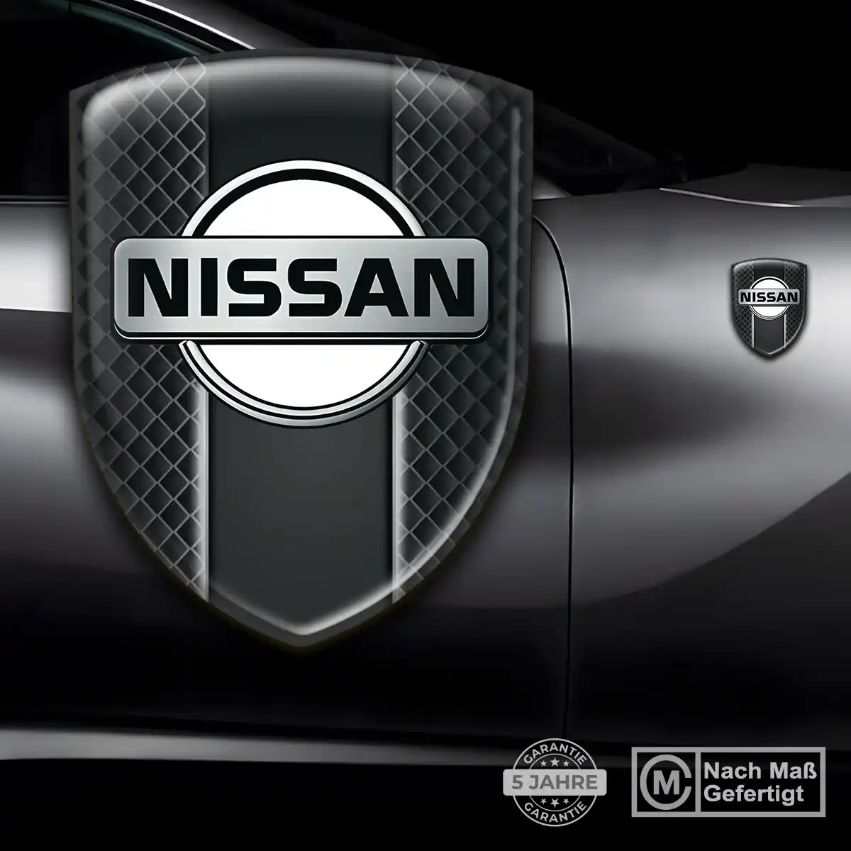 Nissan Aufkleber Wappen Elegantes Design