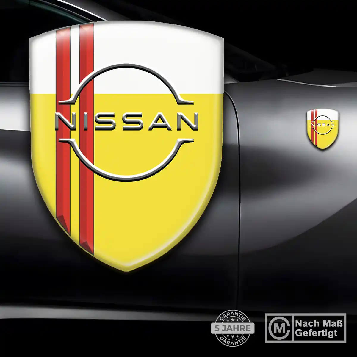 Nissan Aufkleber Wappen Emblem Auto Edles Design