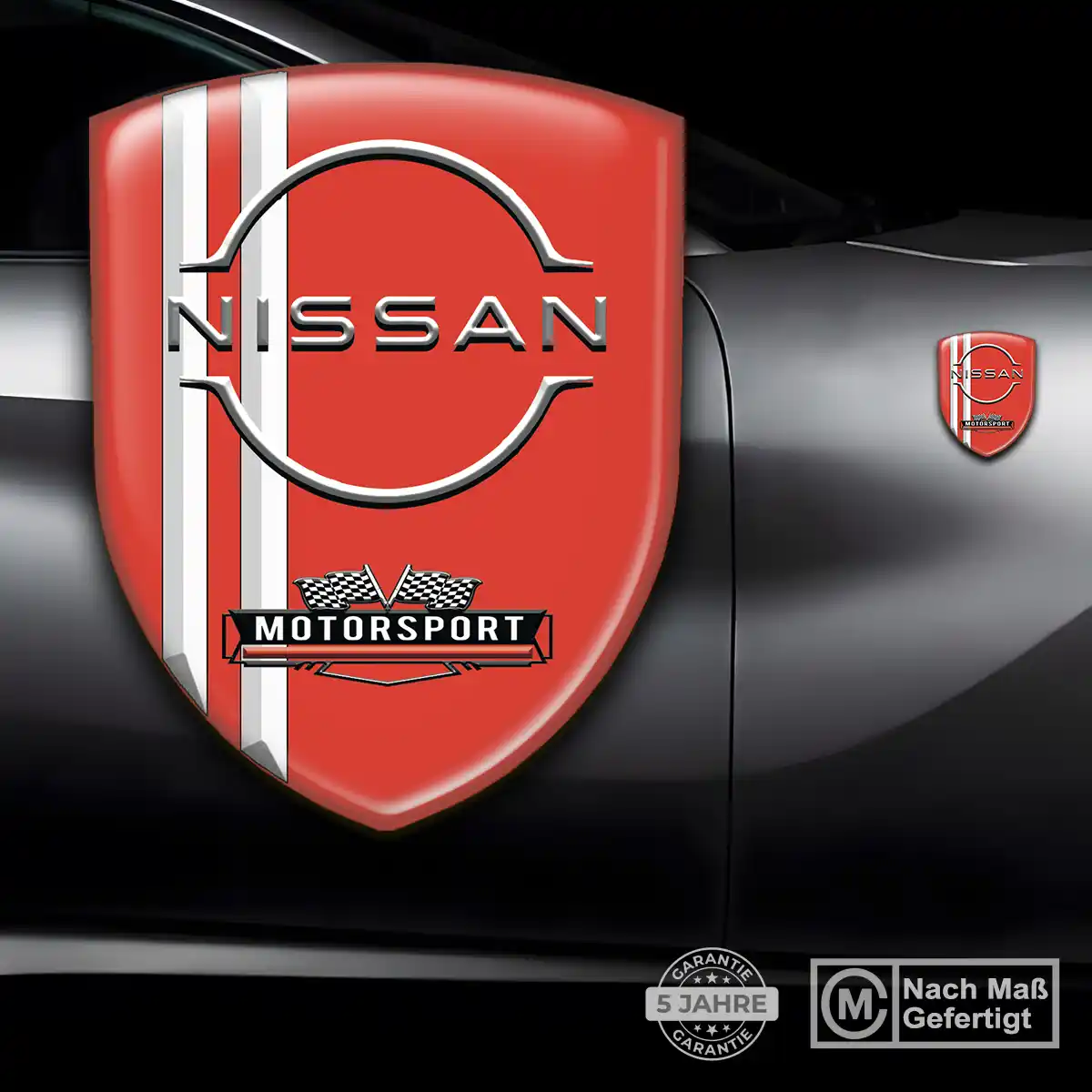 Nissan Aufkleber Wappen Emblem Exterieurdesign