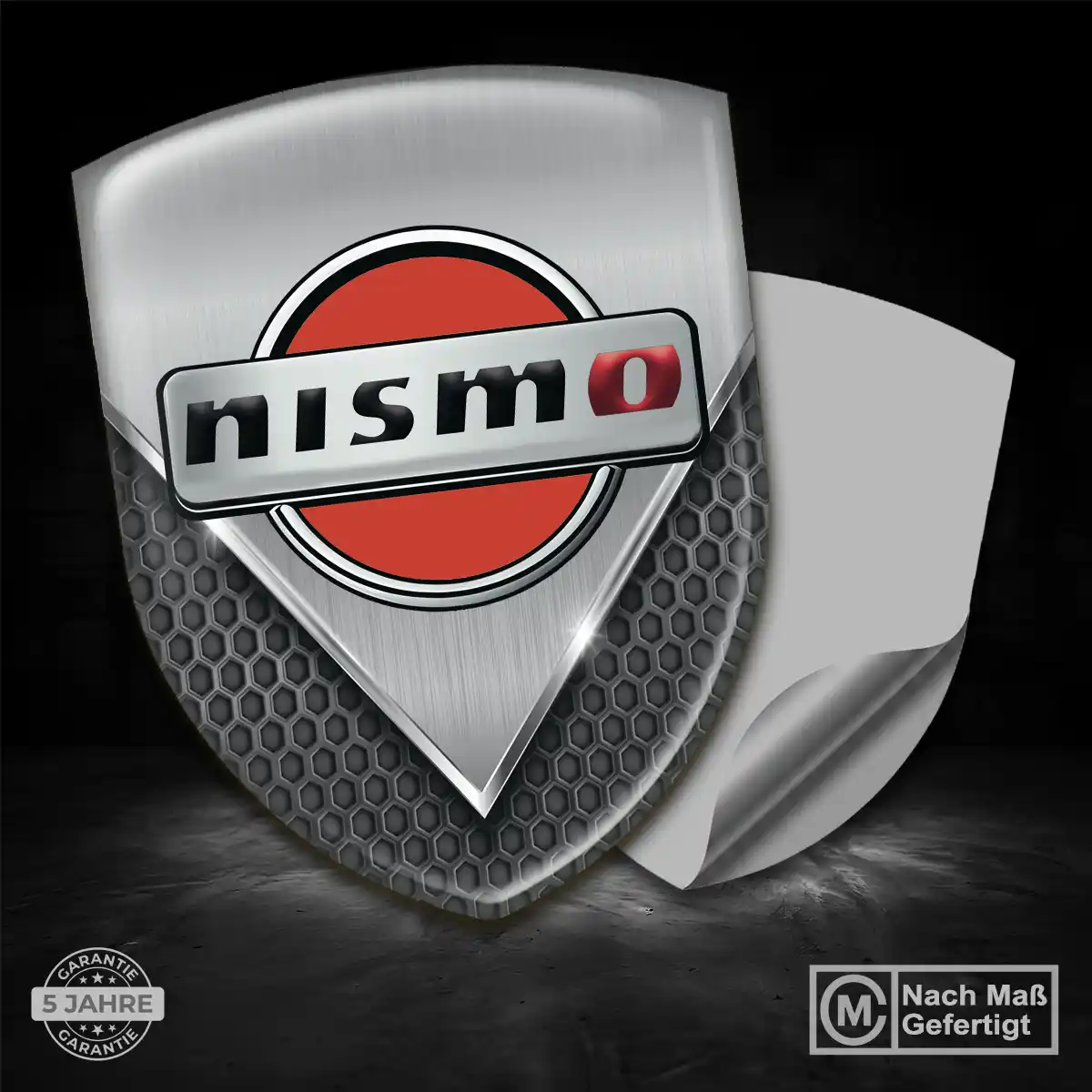 Nissan Aufkleber Wappen Emblem Modernes Design