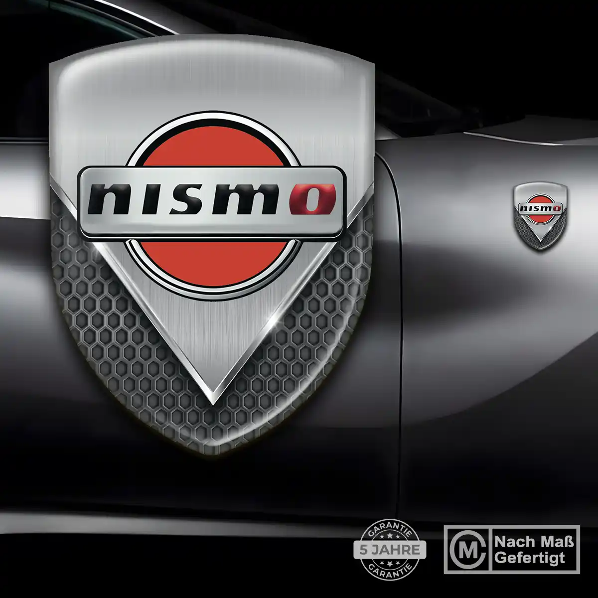 Nissan Aufkleber Wappen Emblem Modernes Design