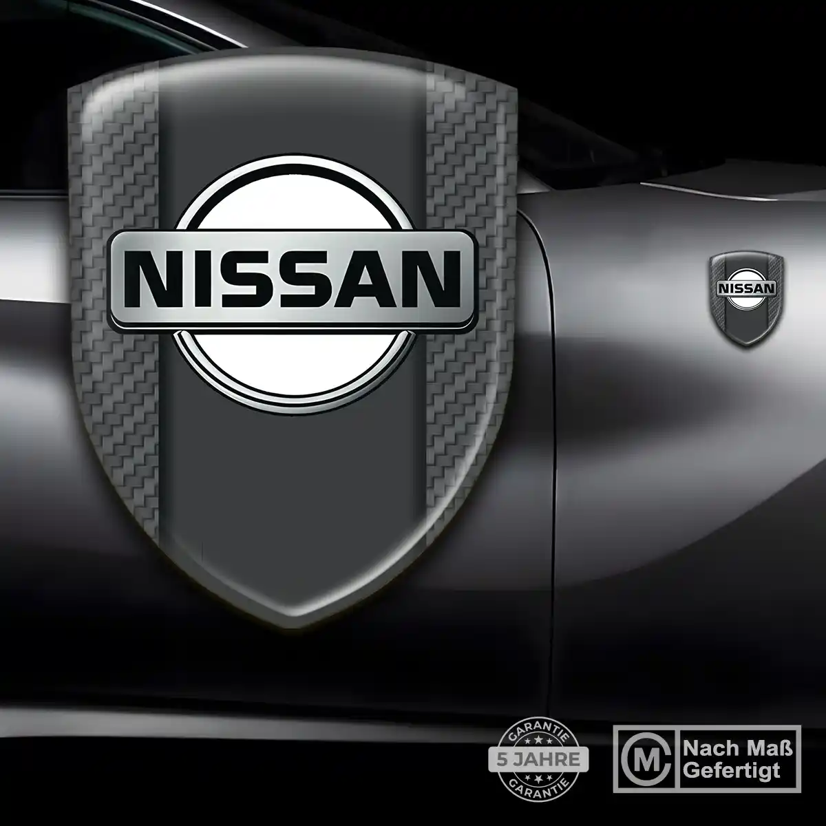 Nissan Aufkleber Wappen Emblem Stilvolles Design