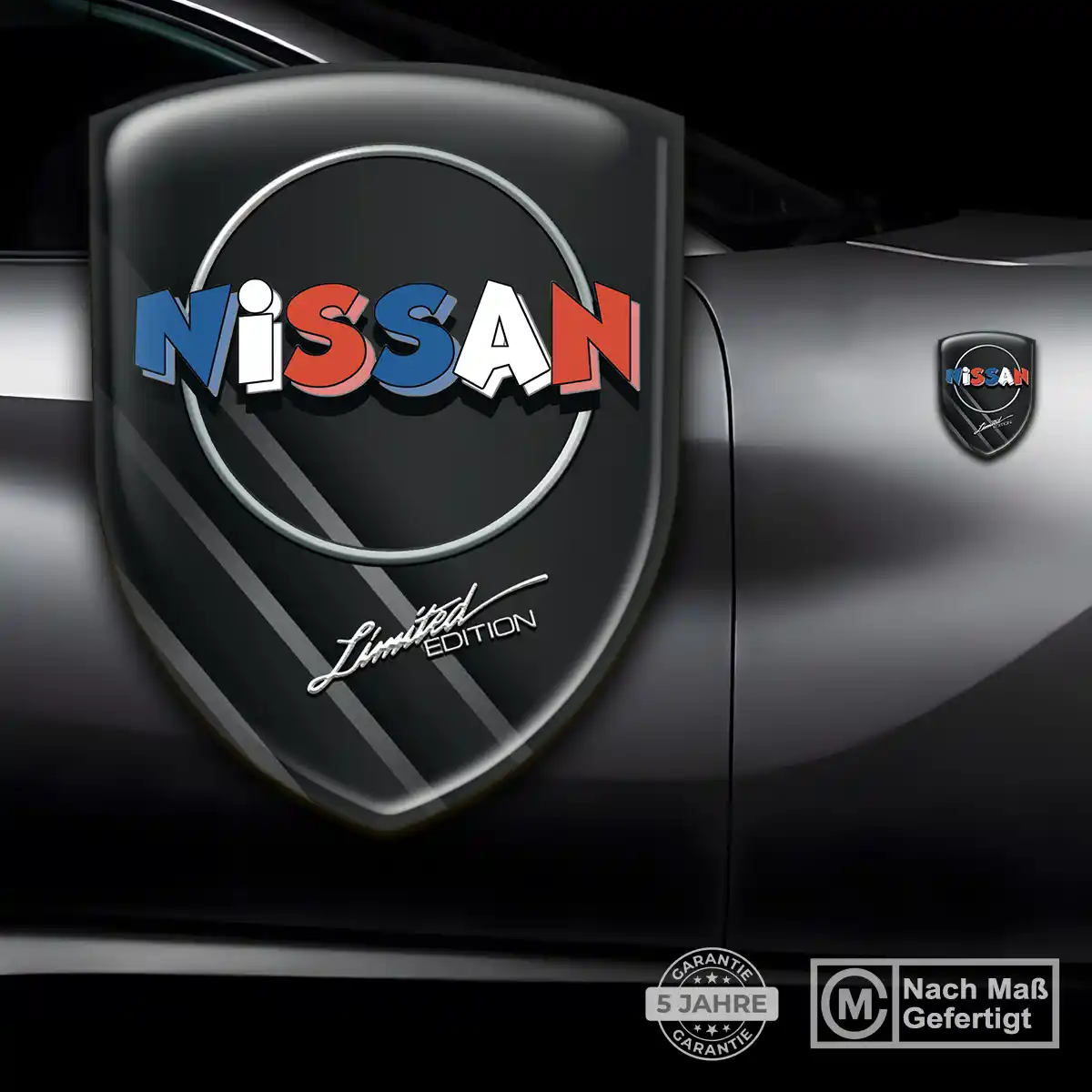Nissan Aufkleber Wappen Hochwertiges Harz