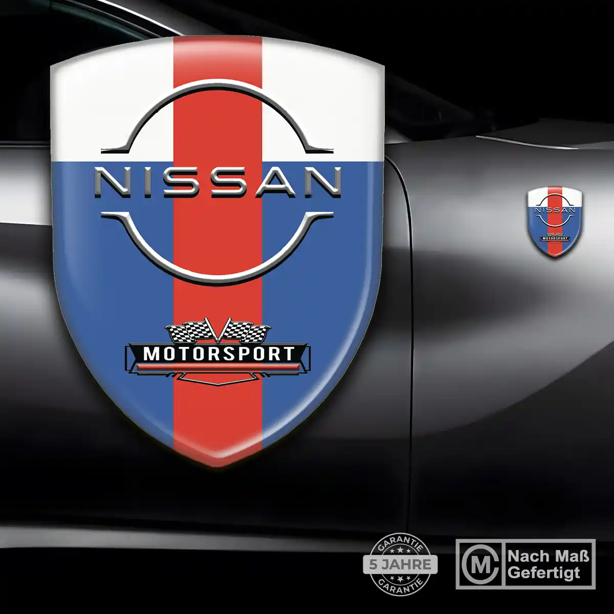 Nissan Aufkleber Wappen Markenedition