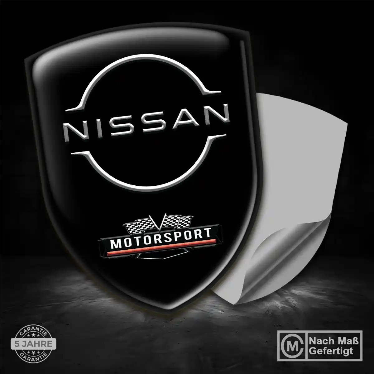 Nissan Aufkleber Wappen Modernes Design