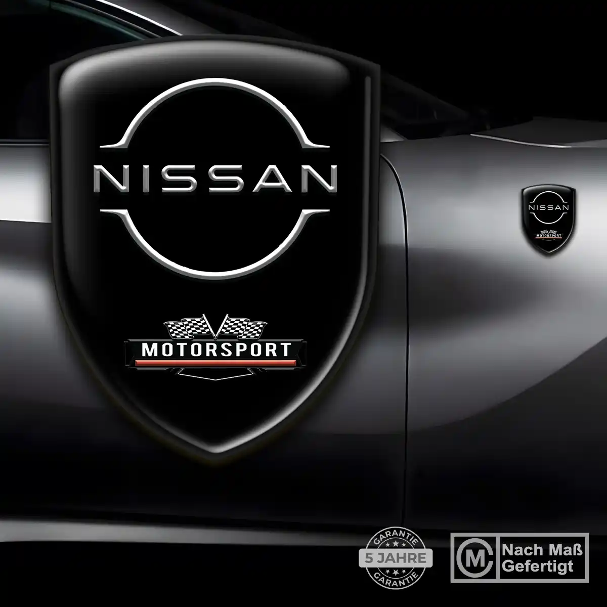 Nissan Aufkleber Wappen Modernes Design