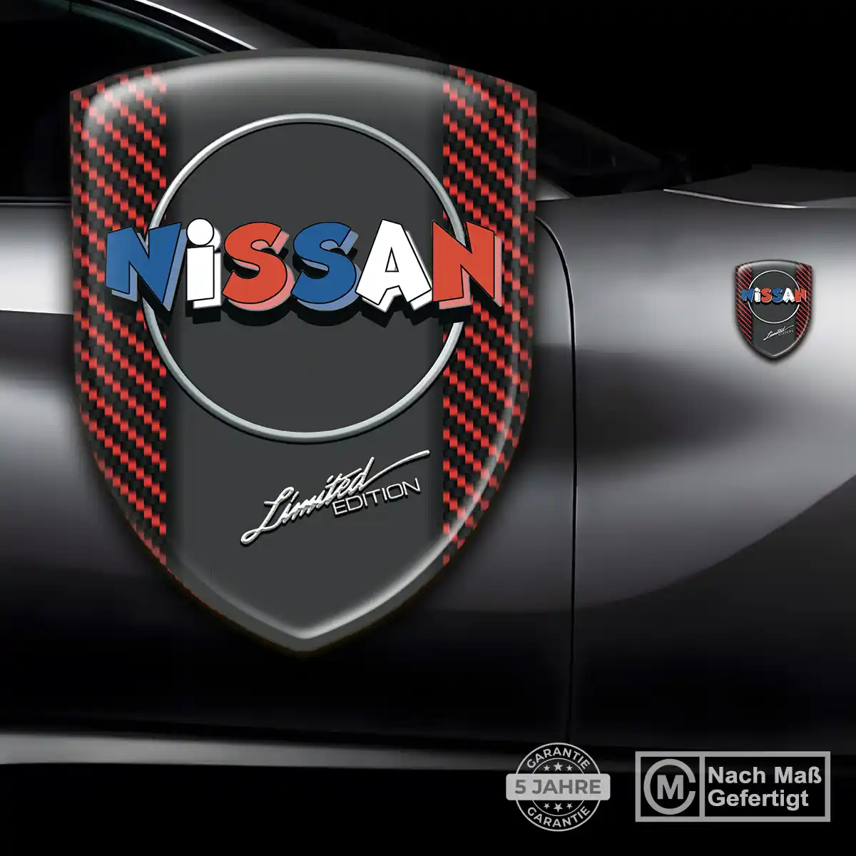 Nissan Aufkleber Wappen Premium-Edition