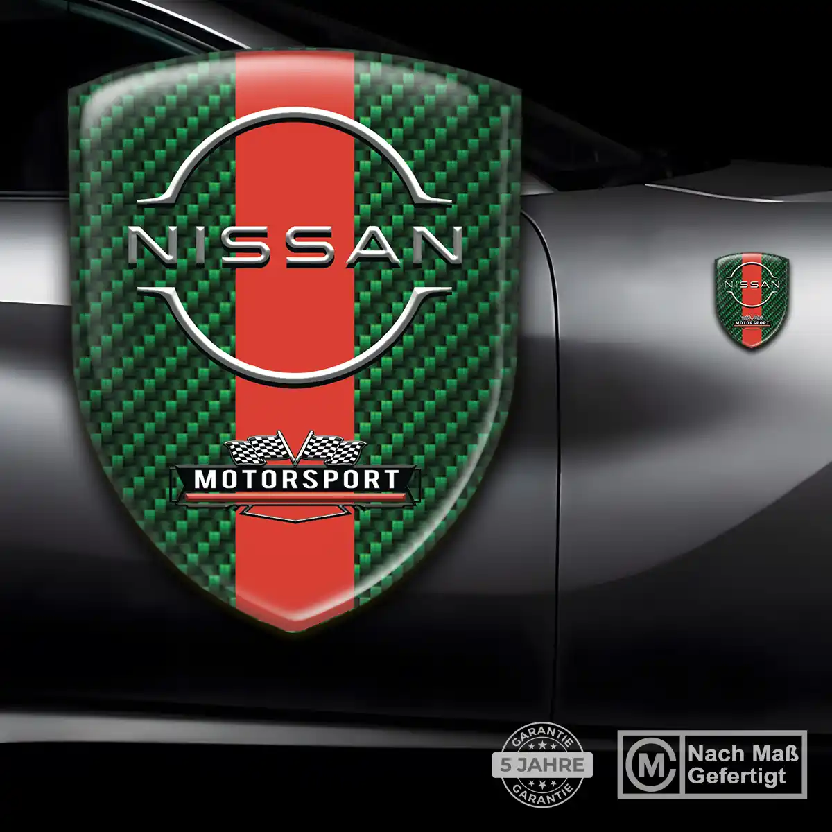 Nissan Aufkleber Wappen Premiumqualität