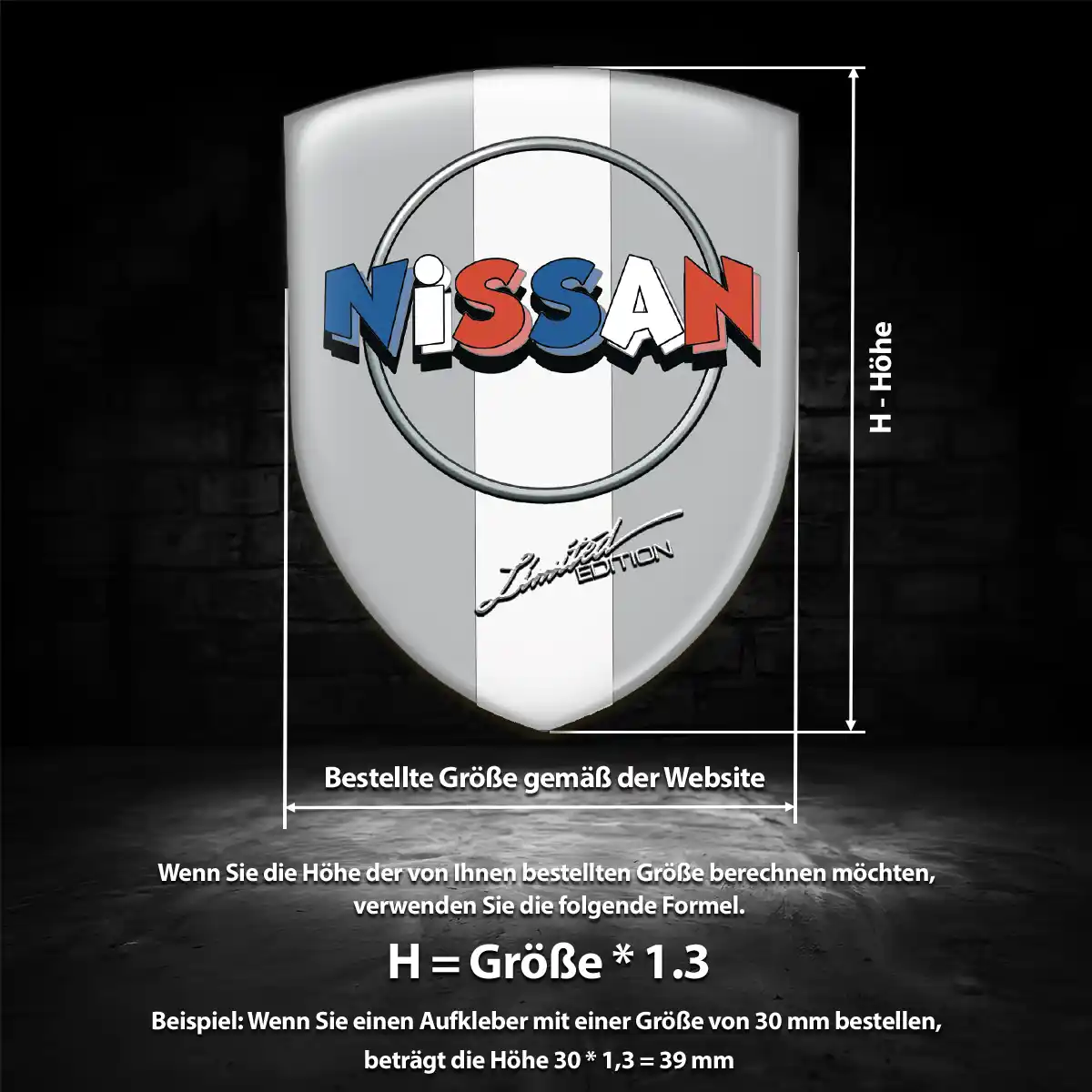 Nissan Emblem Aufkleber Auto Edles Design