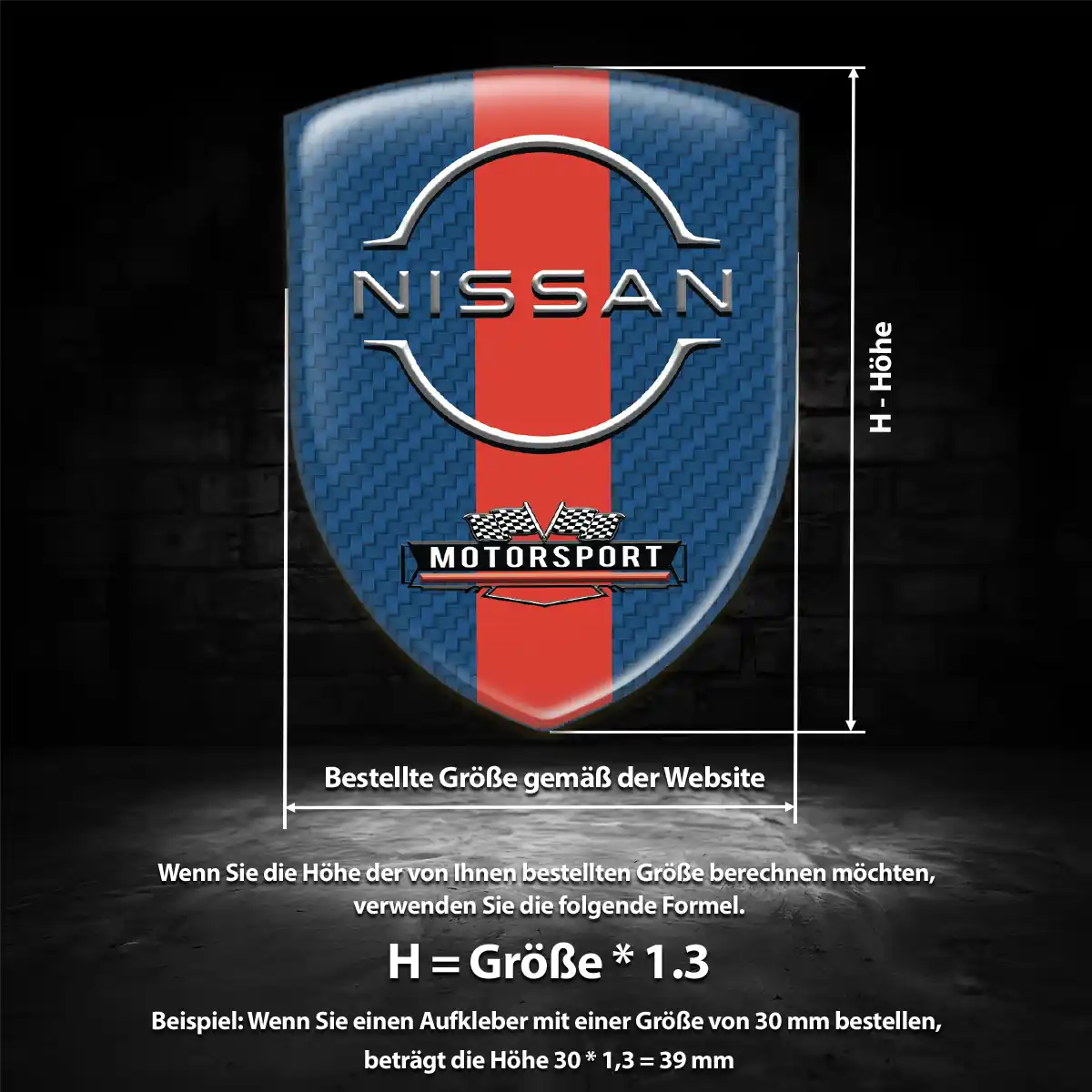 Nissan Emblem Aufkleber Auto Elegantes Design