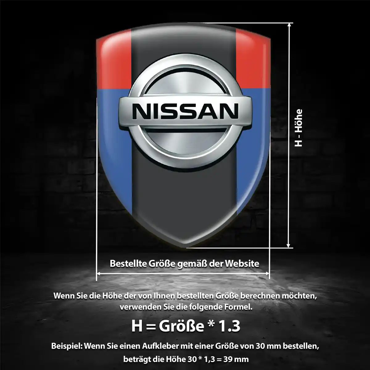 Nissan Emblem Aufkleber Auto Erstklassige Qualität