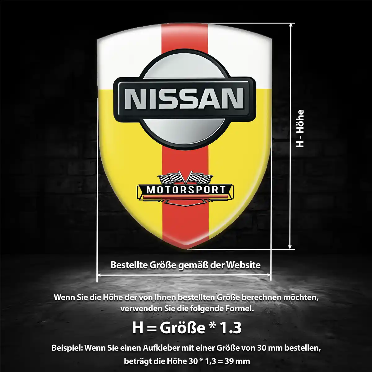 Nissan Emblem Aufkleber Auto Höchste Qualität