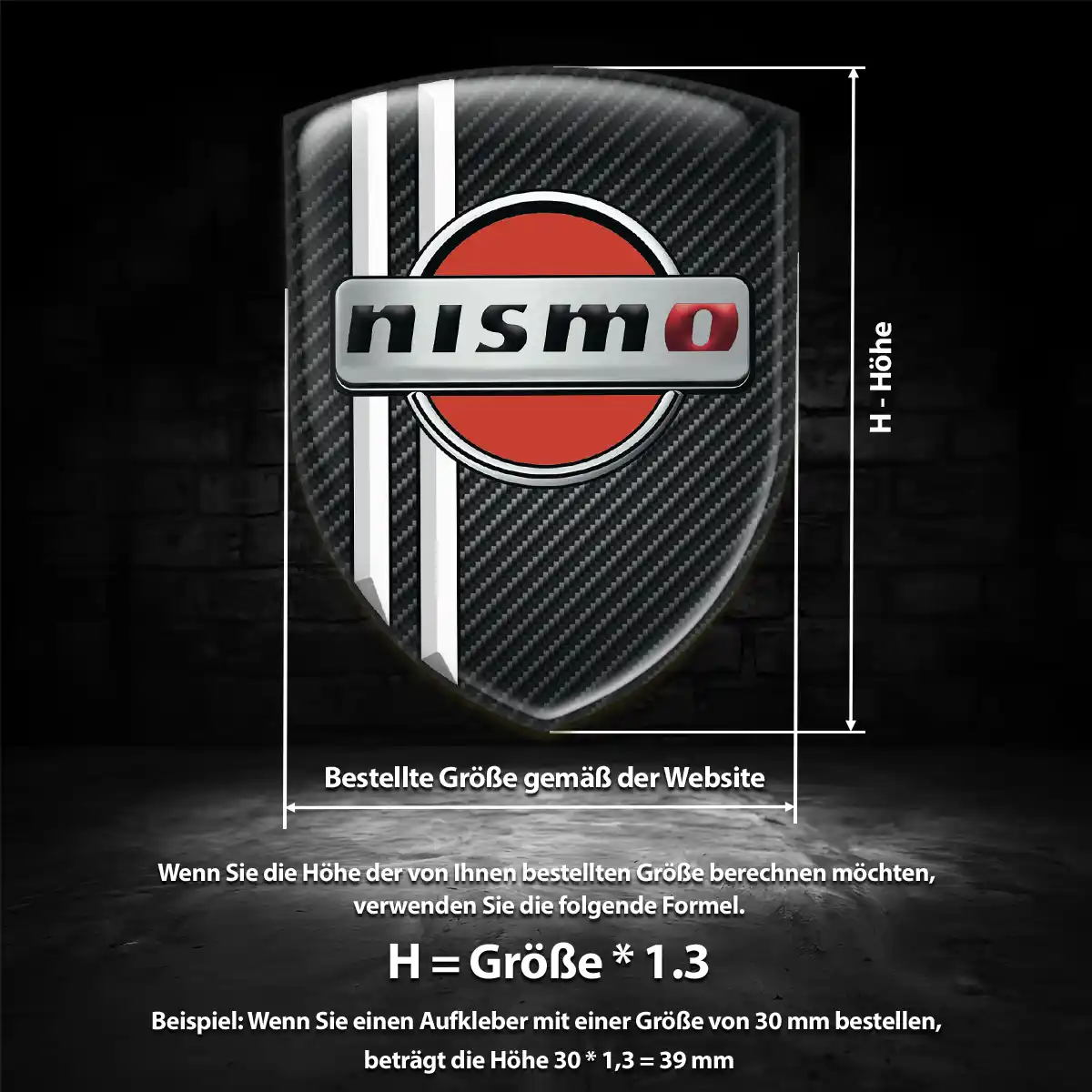 Nissan Emblem Aufkleber Auto Hochwertiges Harz