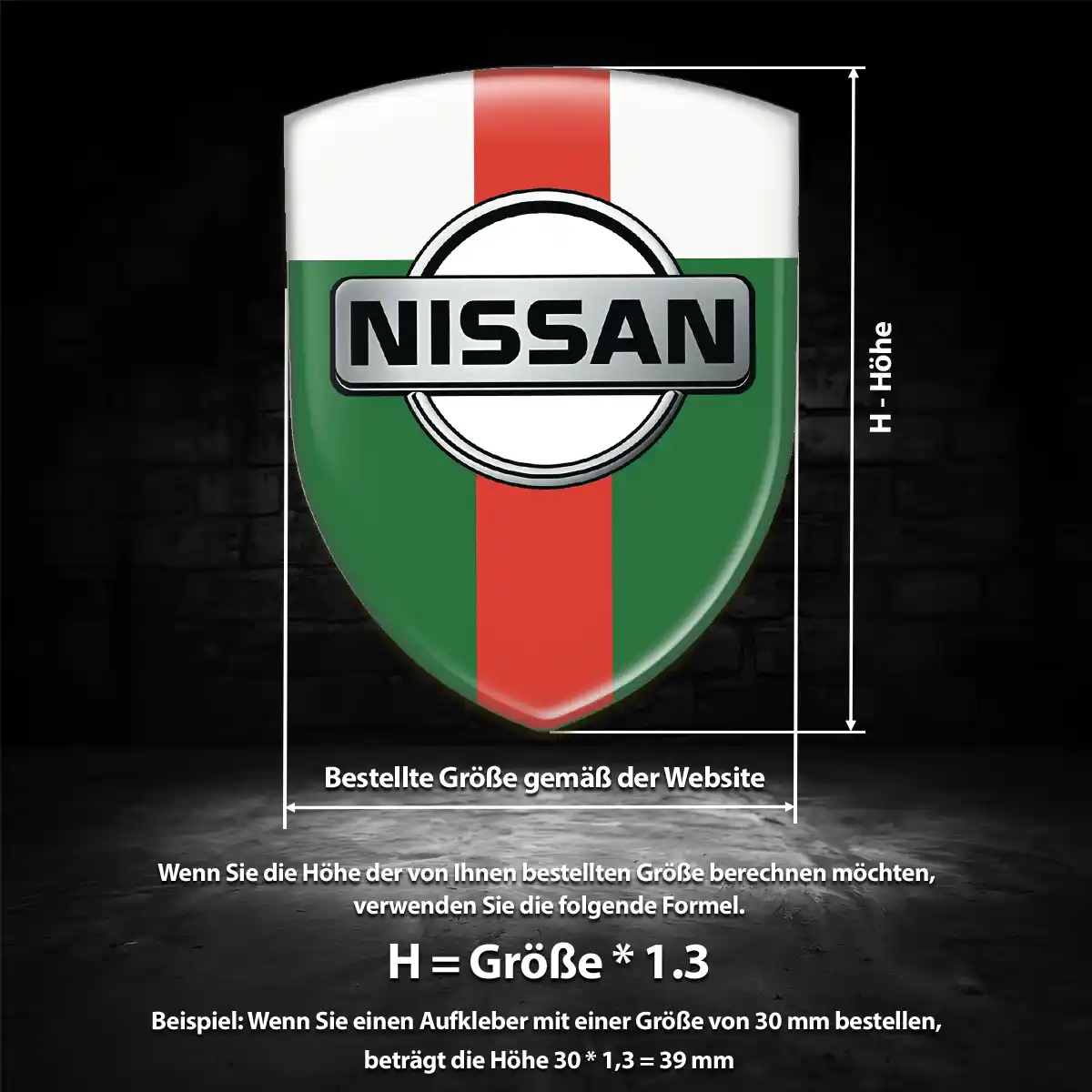 Nissan Emblem Aufkleber Auto Hohe Qualität