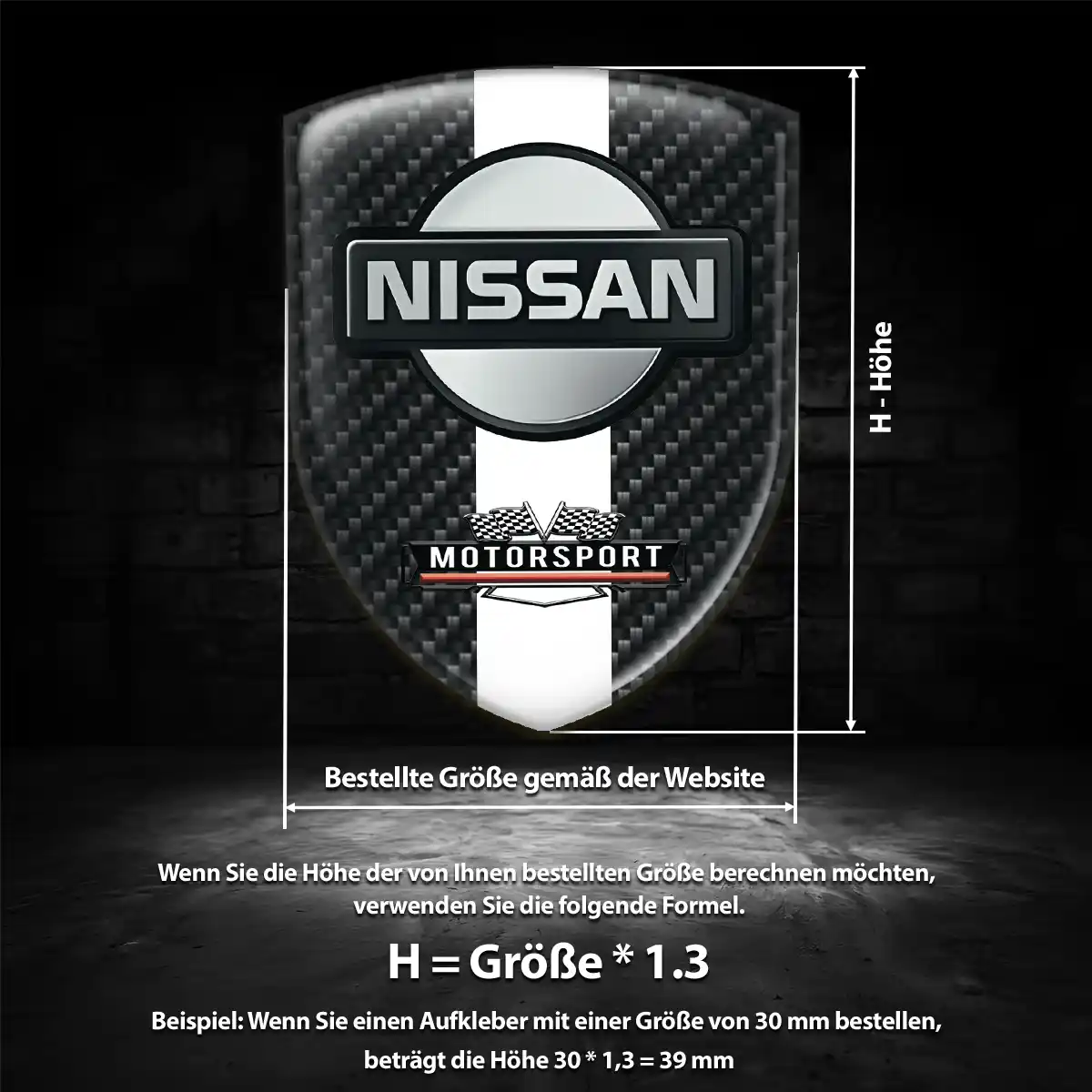 Nissan Emblem Aufkleber Auto Interieurdesign