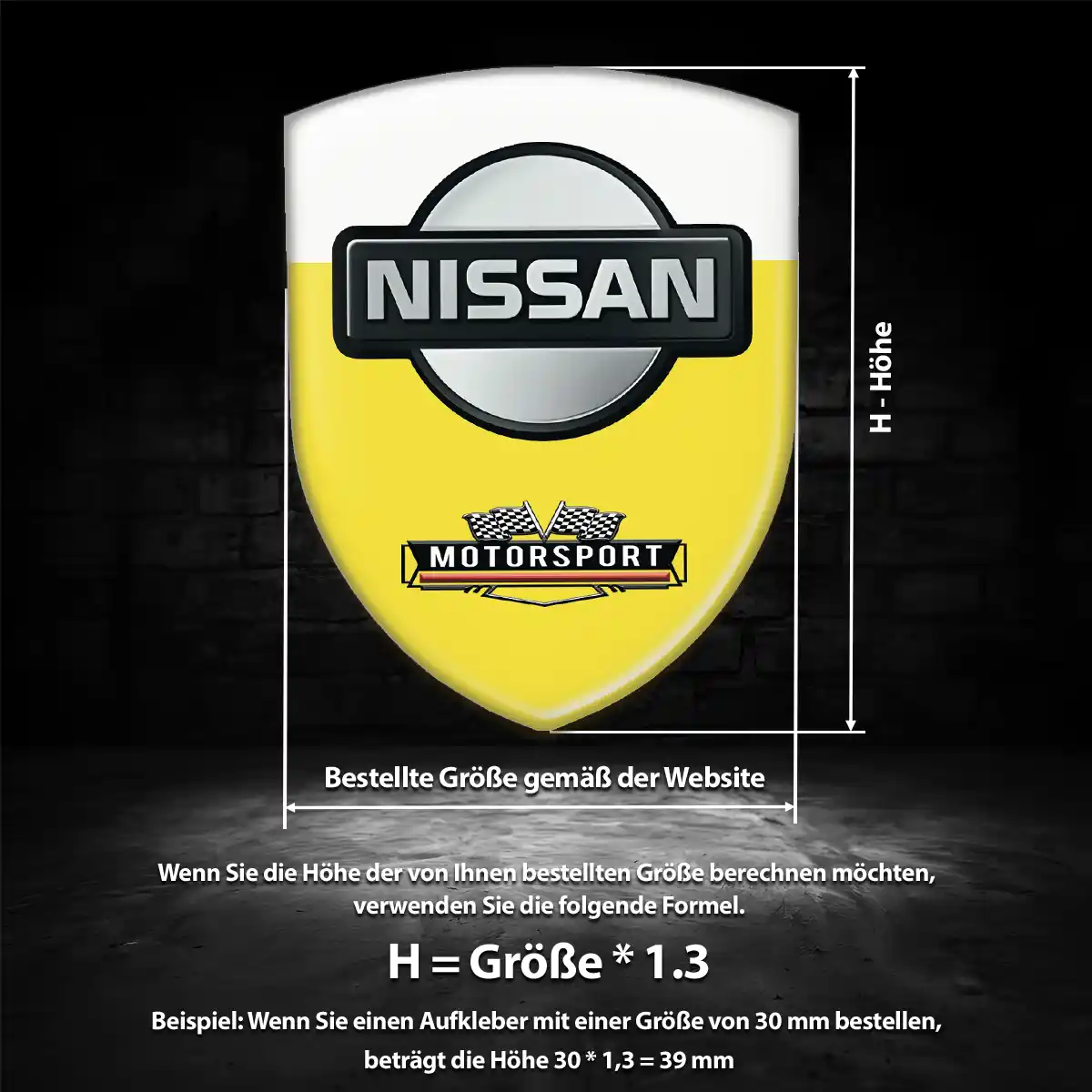 Nissan Emblem Aufkleber Auto Markenedition
