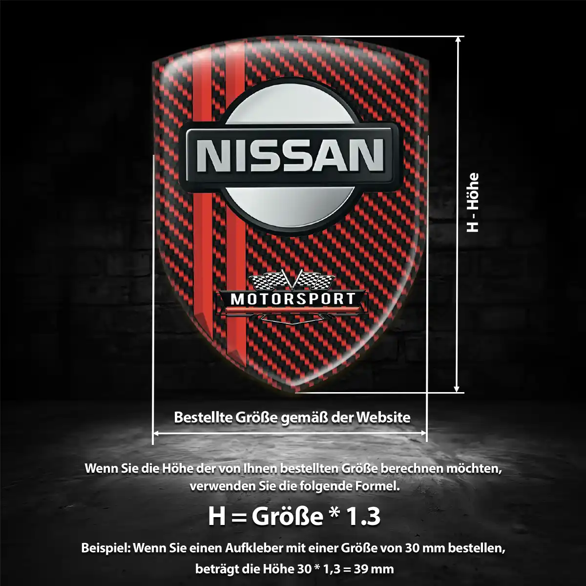 Nissan Emblem Aufkleber Auto Stilvolles Design