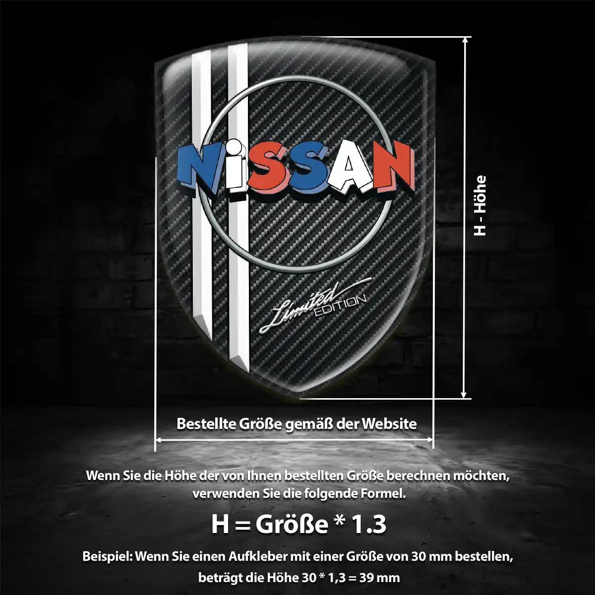 Nissan Emblem Aufkleber Hohe Qualität