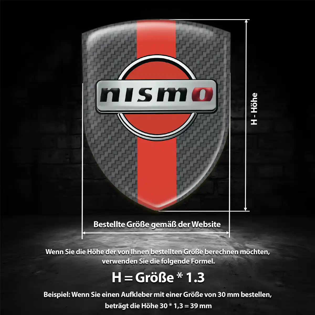 Nissan Emblem Aufkleber Interieurdesign